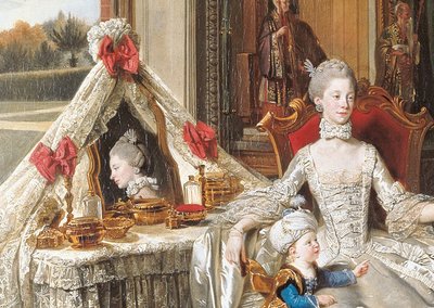 Queen Charlotte with her Two Eldest Sons by Johan Joseph Zoffany